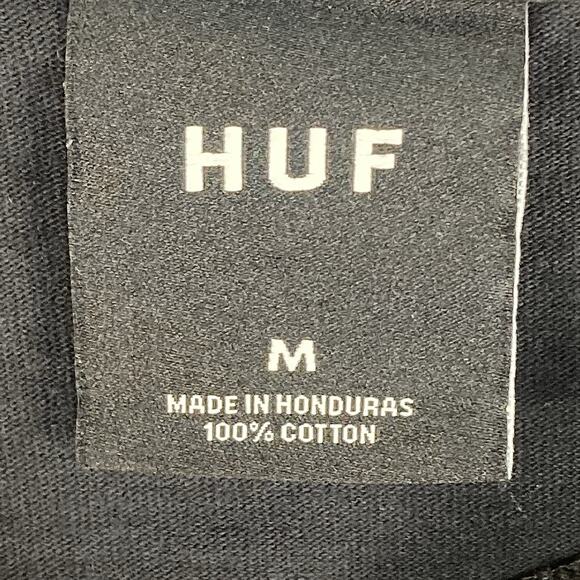 Huf Erotica Renaissance Shirt Mens M Black Desire Girls Streetwear Graffiti Art - Picture 8 of 8